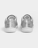 Mens Sneakers, Grey Low Top Canvas Running Shoes - E0Y375