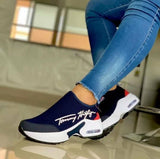 2022 Fashion Casual Breathable Wedges Ladies Walking Sneakers