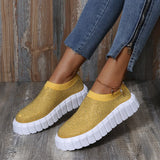 2022 Bling Bling Female Mesh Platform Vulcanized Shoes